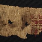 Fabric fragment - Two fragments of a tapestry band
